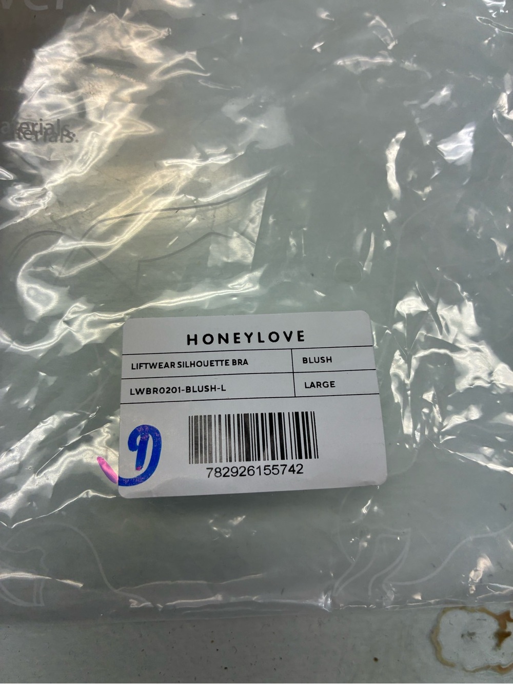 Honeylove Silhouette Wireless Bra Woman's Sz L  38 B/C Blush Shaping Comfort - Picture 4 of 15